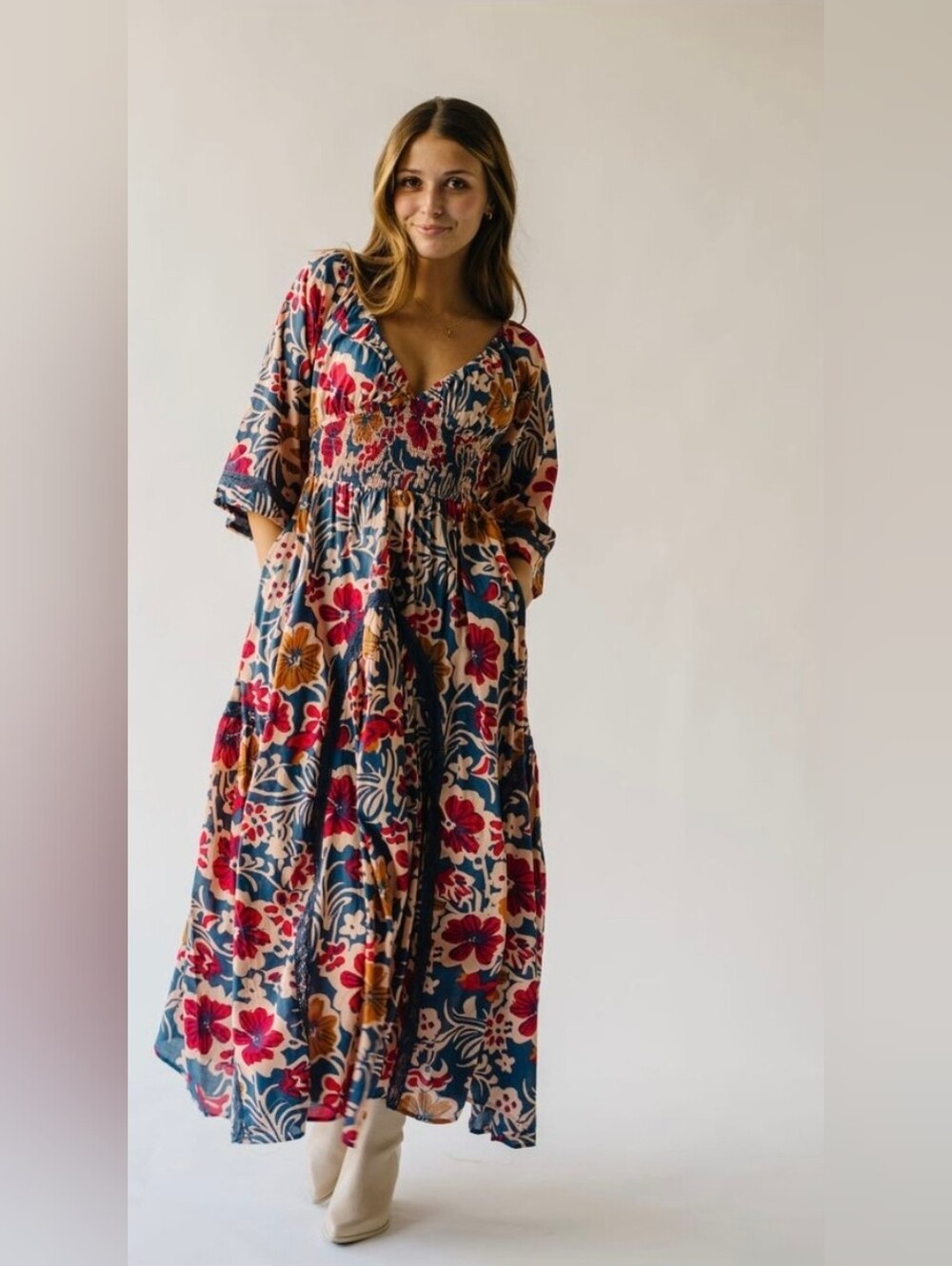 Free People Size XS-S Printed Dixie Maxi Dress - Picture 5 of 15